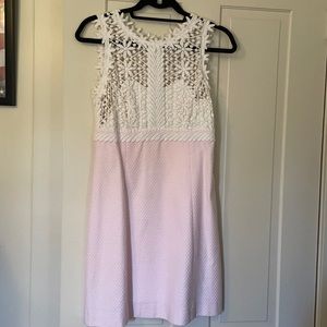 Lily Pulitzer white and pink dress